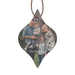Bamboo Ornament - Tapered with Family Editable design