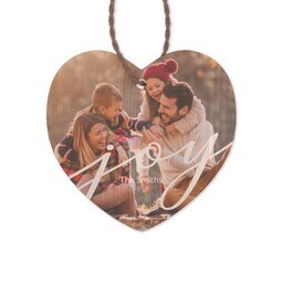 Bamboo Ornament - Heart with Joy Editable design