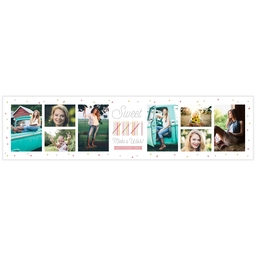 2x8 Photo Banner with 16 Candle Count design