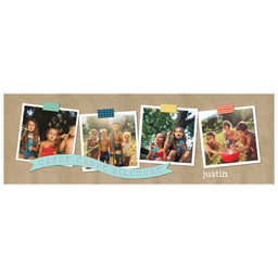 2x6 Photo Banner with Birthday Frames design