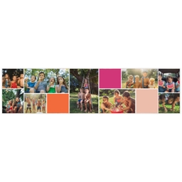 2x8 Photo Banner with Colorful Collage design
