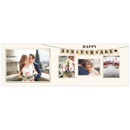 2x6 Same-Day Photo Banner with DIY Anniversary design