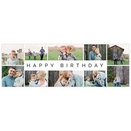 2x6 Photo Banner with Elegant Collage design