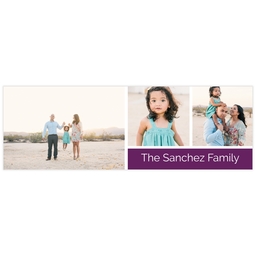 2x6 Same-Day Photo Banner with Family Collage design
