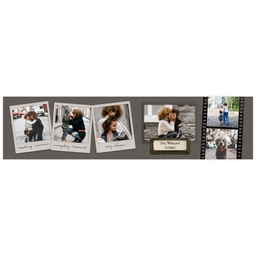 2x8 Photo Banner with Freeze Frame design