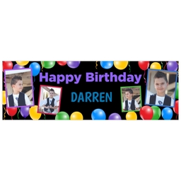 2x6 Same-Day Photo Banner with Party Time design