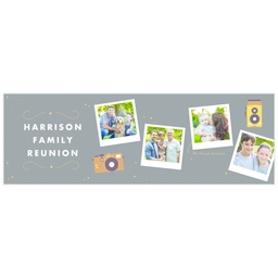 2x6 Photo Banner with Photogenic Family design