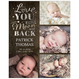 Poster, 16x20, Matte Photo Paper with Lovely Baby design
