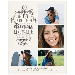 Poster, 11x14, Matte Photo Paper with Towards Your Dreams design