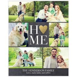 Poster, 16x20, Matte Photo Paper with Family Home design