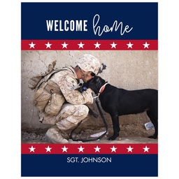 Poster, 11x14, Glossy Poster Paper with Salute The Flag design