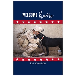 Poster, 12x18, Matte Photo Paper with Salute The Flag design