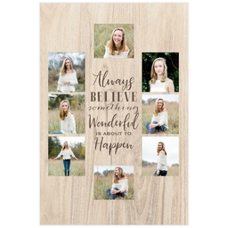 Poster, 12x18, Matte Photo Paper with Always Believe design