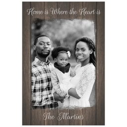 Poster, 20x30, Matte Photo Paper with Rustic Wood design