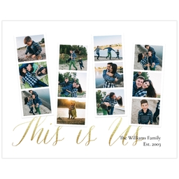 Poster, 11x14, Matte Photo Paper with This Is Us design