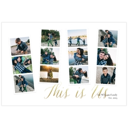 Poster, 12x18, Matte Photo Paper with This Is Us design