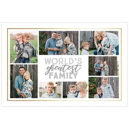 Poster, 12x18, Matte Photo Paper with Worlds Greatest design