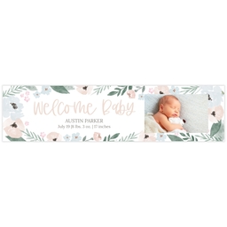 2x8 Photo Banner with Botanical Wonder design