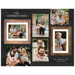 Same Day Poster, 11x14, Matte Photo Paper with Christmas Collage Frame design