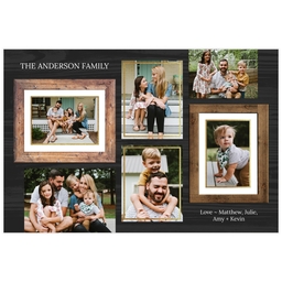Poster, 20x30, Matte Photo Paper with Christmas Collage Frame design