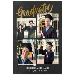 Poster, 24x36 with Distinguished Grad design