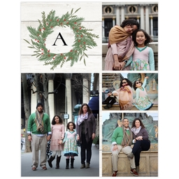 Same Day Poster, 11x14, Matte Photo Paper with Evergreen Wreath design