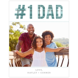 Same Day Poster, 11x14, Matte Photo Paper with Plaid Dad design