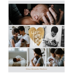 Same Day Poster, 11x14, Matte Photo Paper with Heart's Full To Bursting design