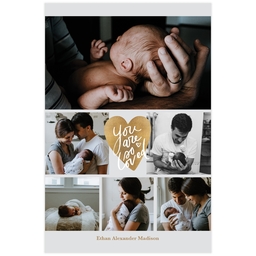 Poster, 12x18, Matte Photo Paper with Heart's Full To Bursting design