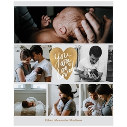 Same Day Poster, 16x20, Matte Photo Paper with Heart's Full To Bursting design