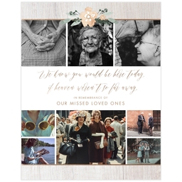 Poster, 11x14, Matte Photo Paper with Life's Greatest Adventure Memoriam design