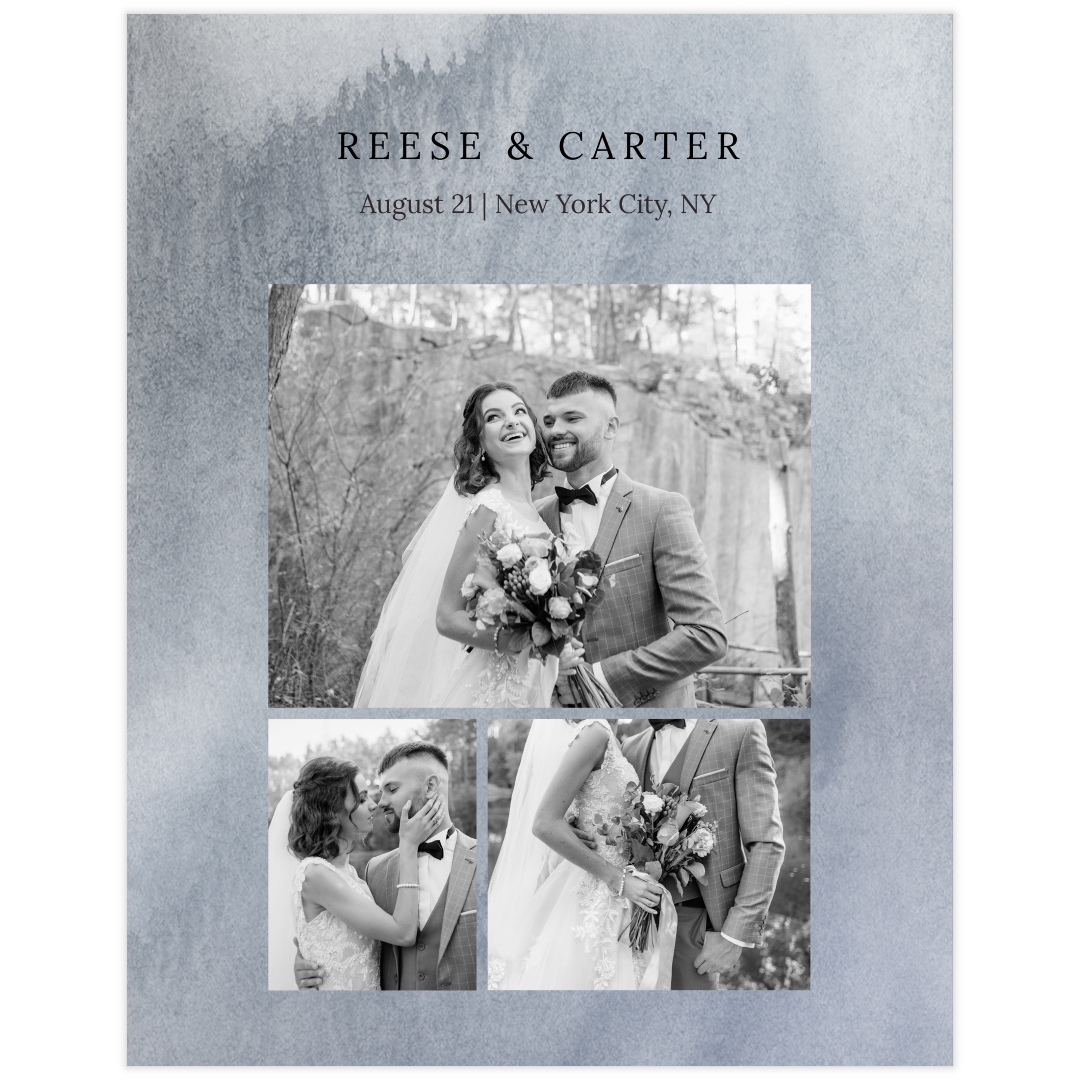 Photo Books: Gilded Wedding Photo Book, 11X14, Hard Cover - Glossy