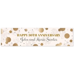 2x8 Photo Banner with Anniversary Dots design