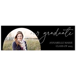 2x6 Same-Day Photo Banner with Arched Graduate design