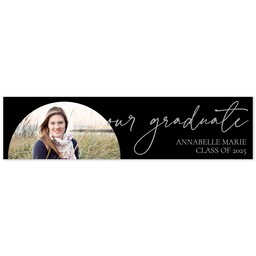 2x8 Photo Banner with Arched Graduate design
