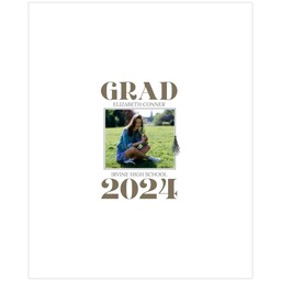 16x20 Board Prints with Bold Grad design