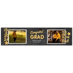 2x8 Photo Banner with conGRADulations design