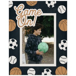 Poster, 11x14, Matte Photo Paper with Game Set Go design
