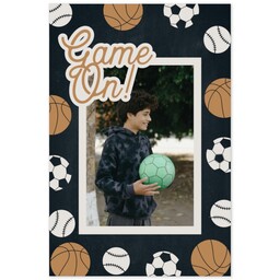 Poster, 12x18, Matte Photo Paper with Game Set Go design
