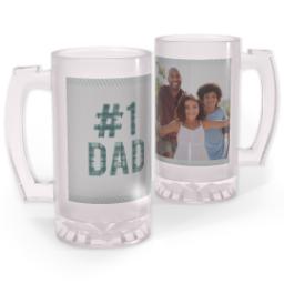 Thumbnail for Beer Stein with Plaid Dad design 1