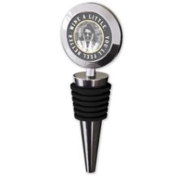 Thumbnail for Custom Wine Stoppers with Cheerful Barmaid design 2