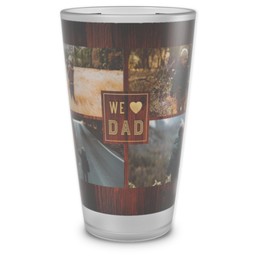 Personalized Pint Glass with Dad's Favorite design