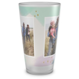 Personalized Pint Glass with A Painterly Palette design
