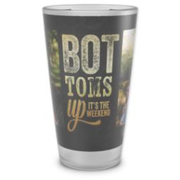 Thumbnail for Personalized Pint Glass with Bottoms Up design 1