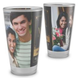 Thumbnail for Personalized Pint Glass with Man And Wife Mr. design 2