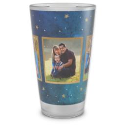 Thumbnail for Personalized Pint Glass with Watercolor Stars design 1