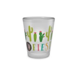 Thumbnail for Shot Glass with Cactus Fiesta design 1