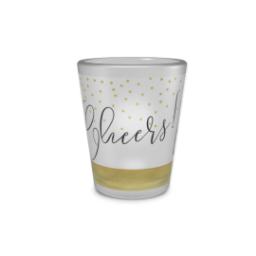 Thumbnail for Shot Glass with Sparkled Cheers design 1