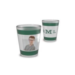 Thumbnail for Shot Glass with Striped Monogram design 2