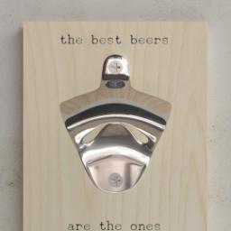Thumbnail for Wall Mounted Bottle Opener with Drink With Friends design 2